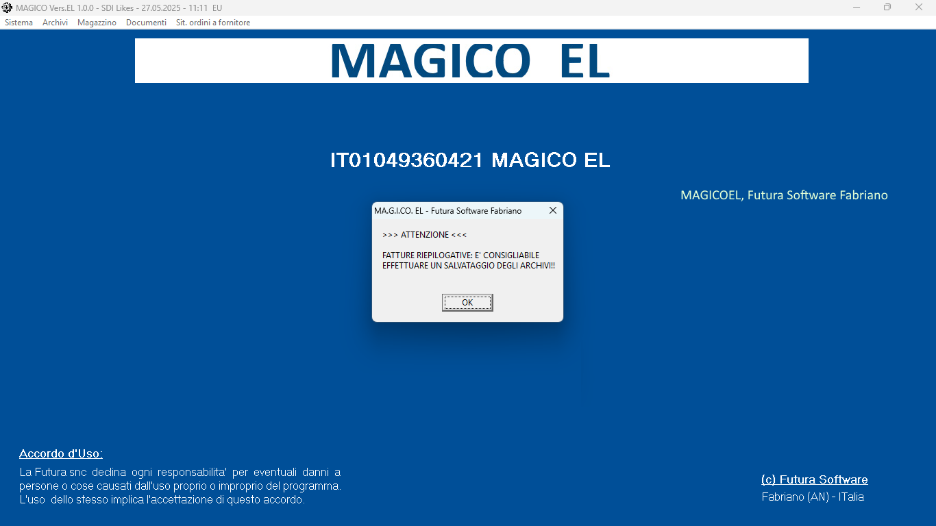 MAGICOEL Fatture riepilogative differite MAGICOEL Fatture riepilogative differite