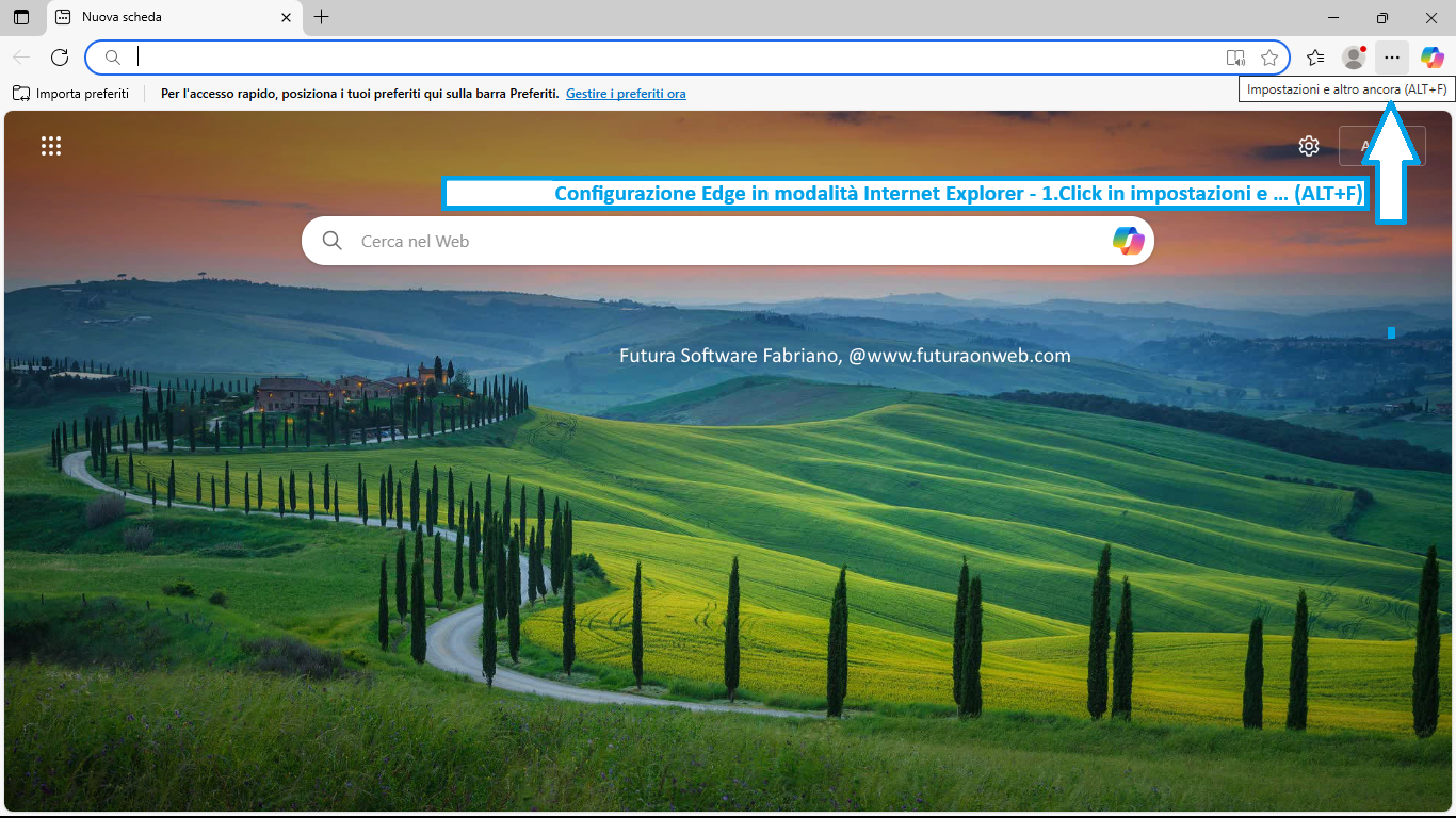 Configurazione del browser Microsoft Edge in modalità Internet Explorer Configurazione del browser Microsoft Edge in modalità Internet Explorer