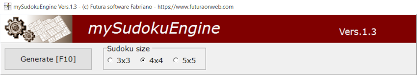 mySudokuEngine, Free Sudoku Software