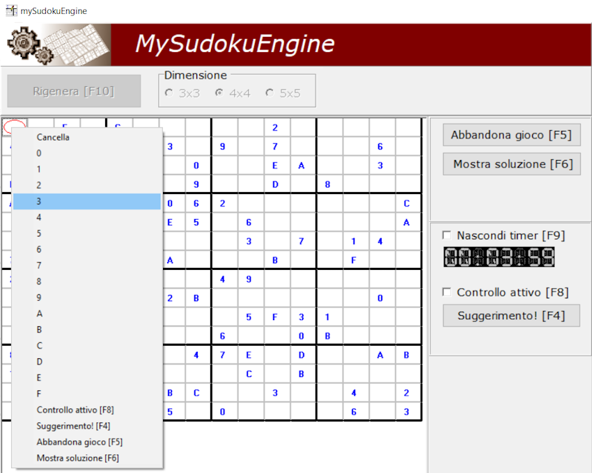 MySudokuEngine, Software free gioco del Sudoku